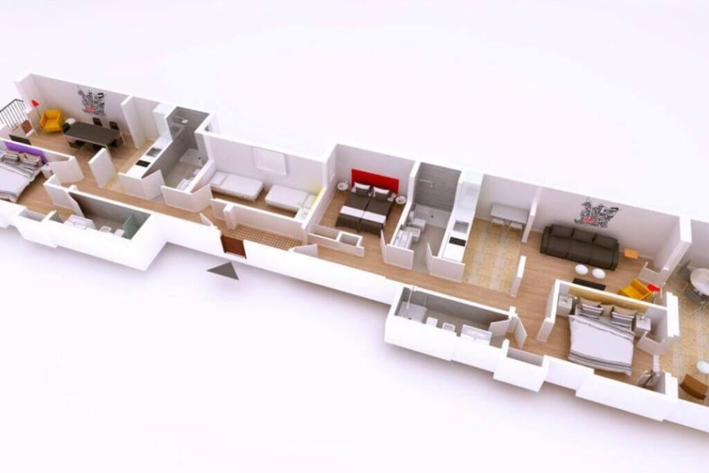 Perfectly Located 4Bed 4Bath Apartment In Barcelona 3 1 Экстерьер фото